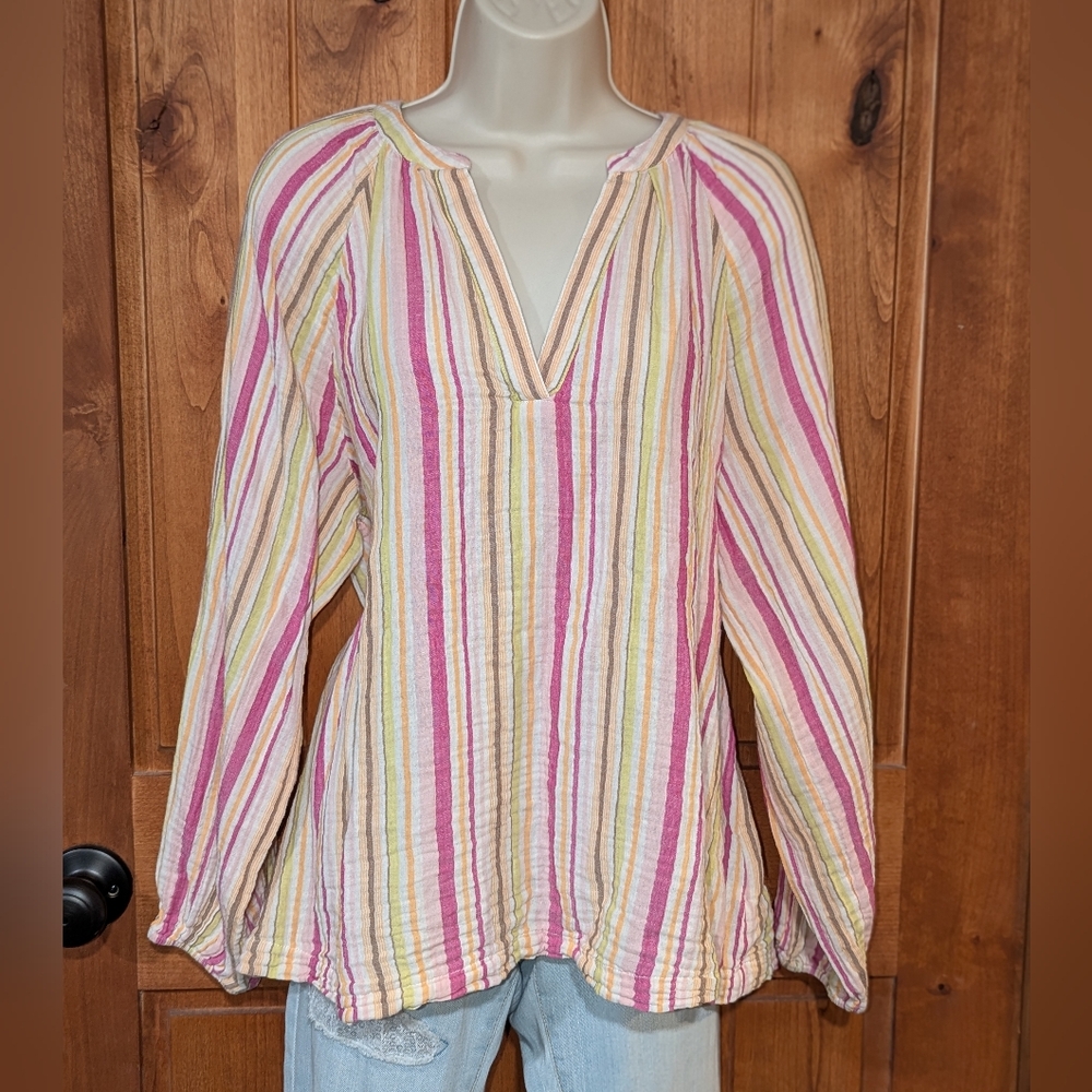 Old‎ Navy Multicolor Striped Blouse